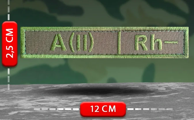 Шеврон Группа крови A (II) Rh-