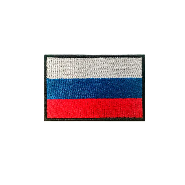 Шеврон флаг России (прямые углы)