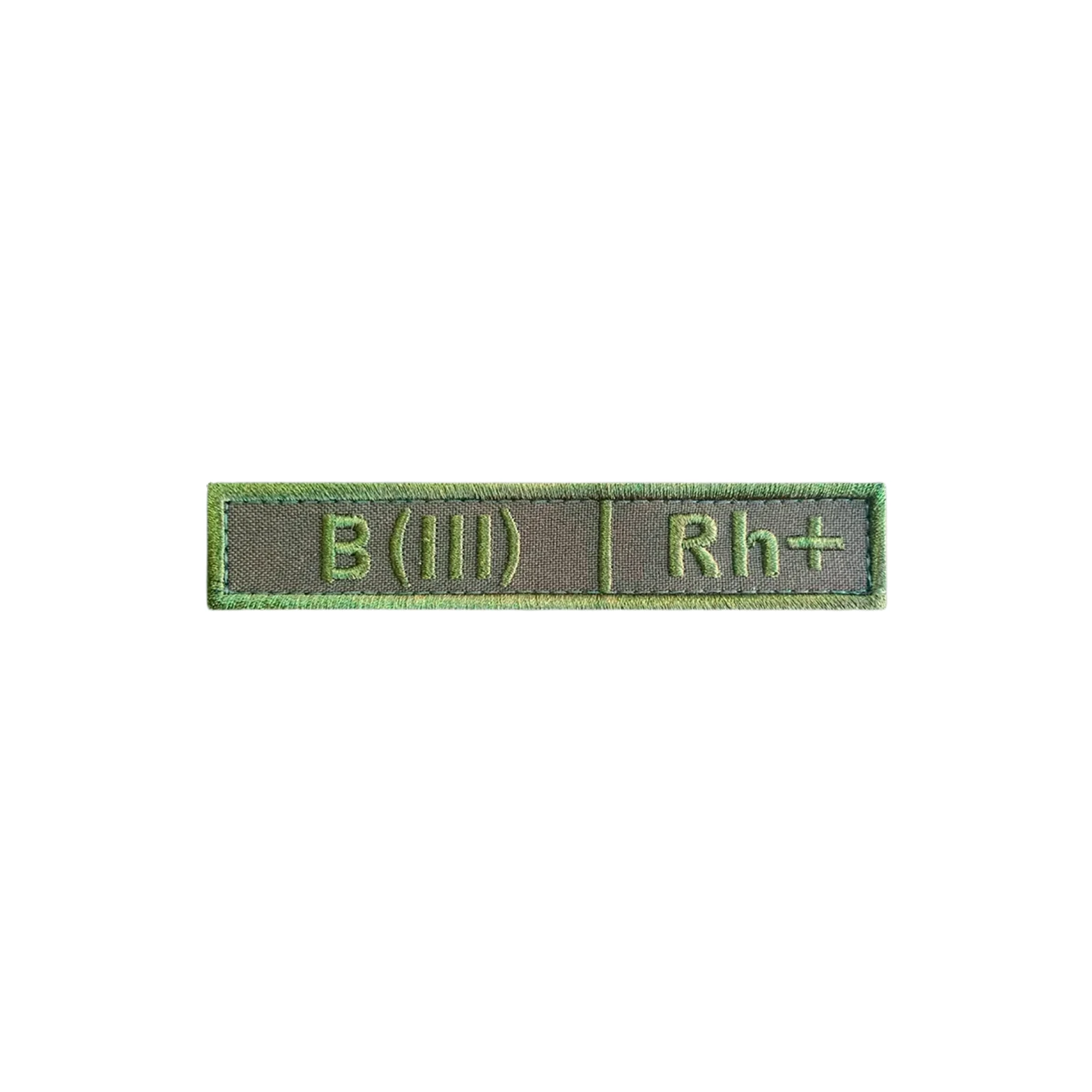 Шеврон Группа крови B(III) Rh+